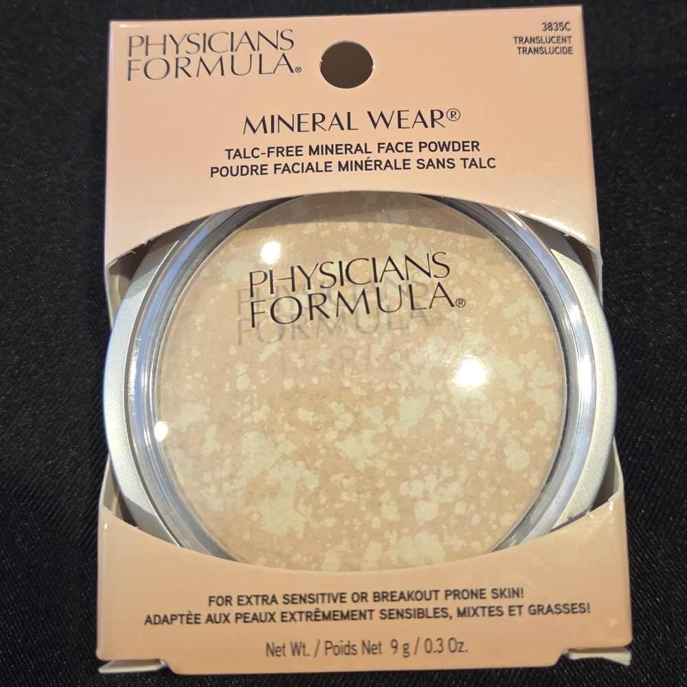 BNIB Physicians Formula Mineral Wear Talc-Free Powder